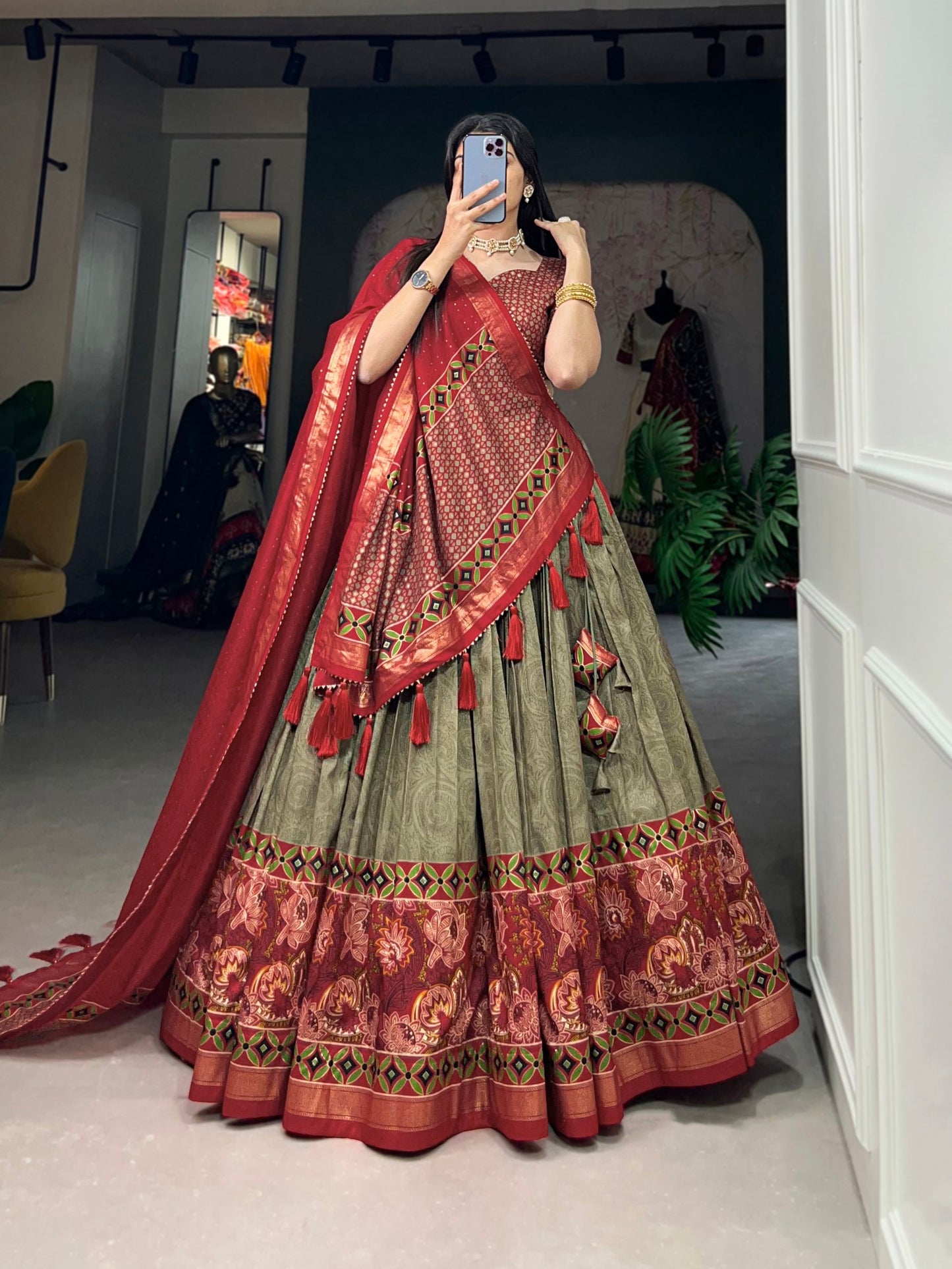 ETHEREAL  BLOSSOM LEHENGA