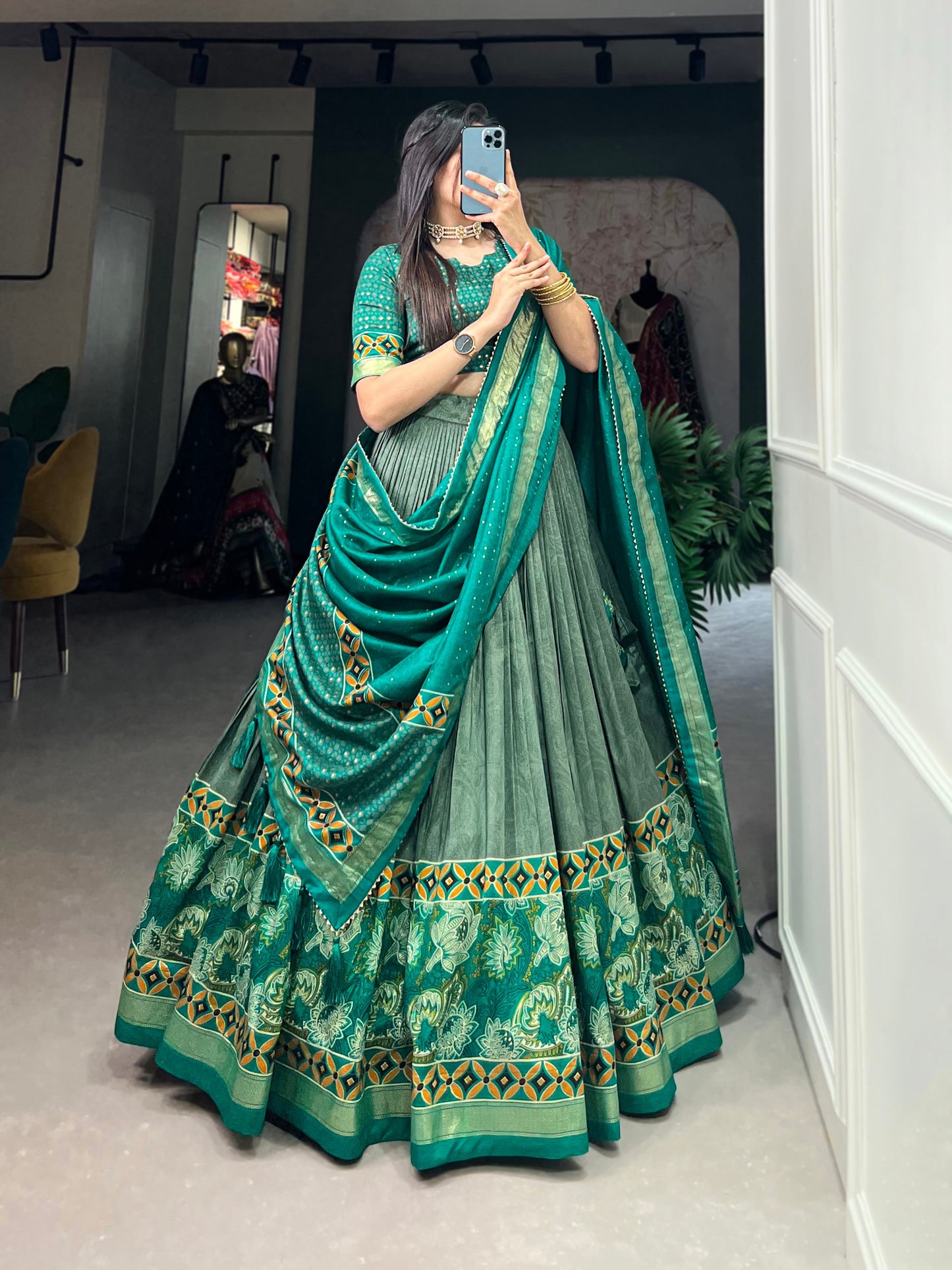 ETHEREAL  BLOSSOM LEHENGA