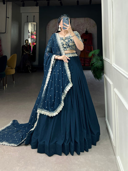 BELTED LEHENGA